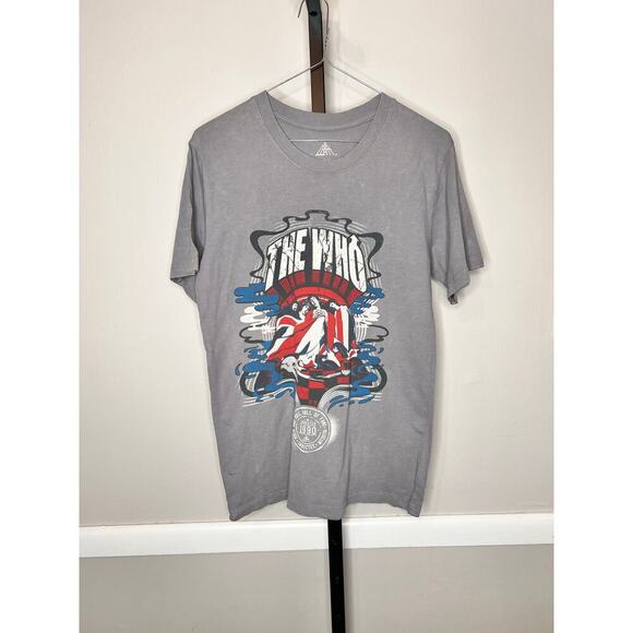 Rock and Roll Hall of Fame Inductees The Who T-Shirt Mineral Wash Gray Size M - Picture 2 of 6